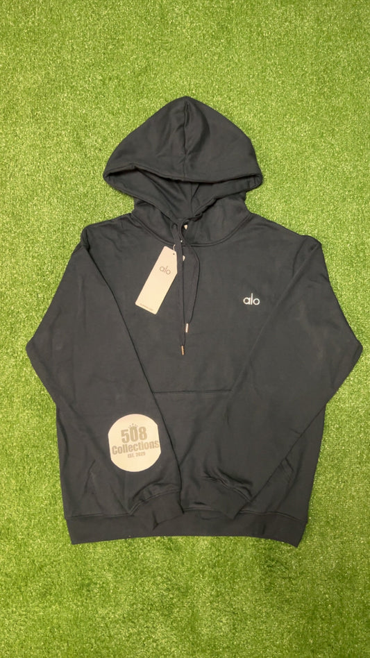 Navy Blue Alo Set (Hoodie + Pants)