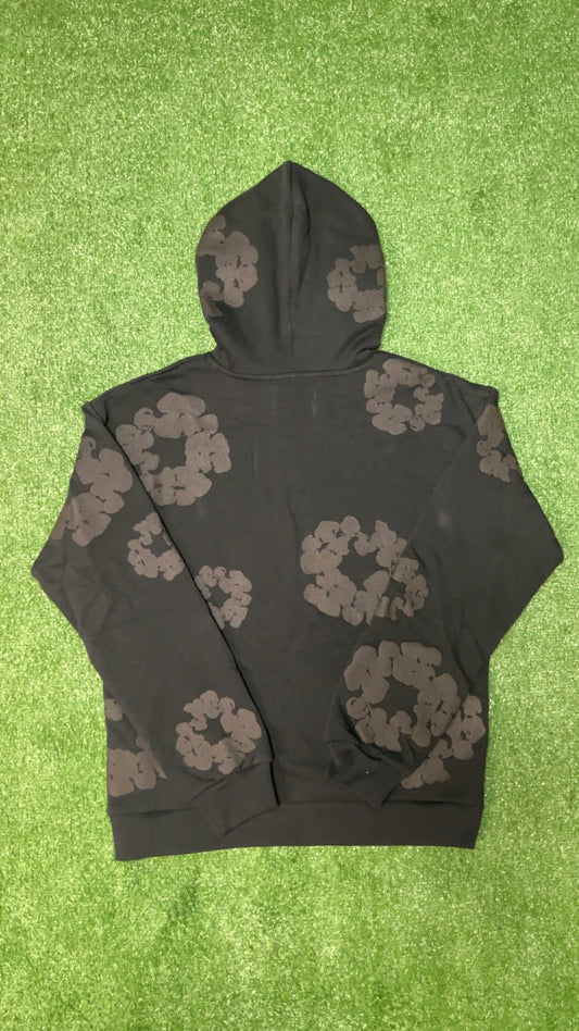 Black Mono Denim Tears Hoodie