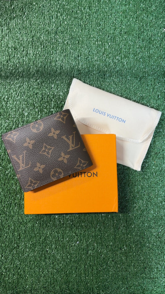 Brown LV Logo Wallet