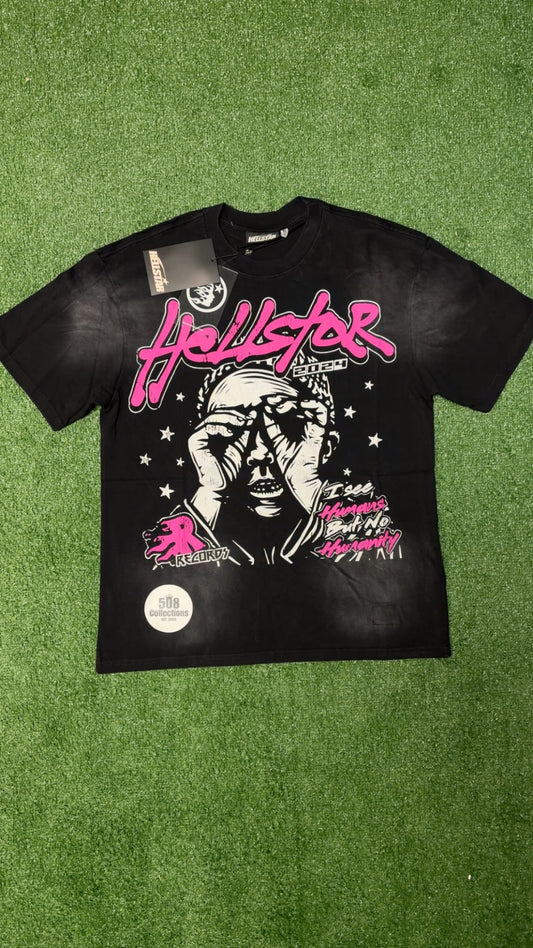 Black & Pink Hellstar T-Shirt