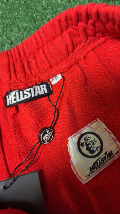 Red & Black Hellstar Shorts