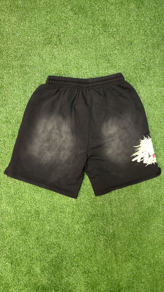 Black & White Hellstar Shorts