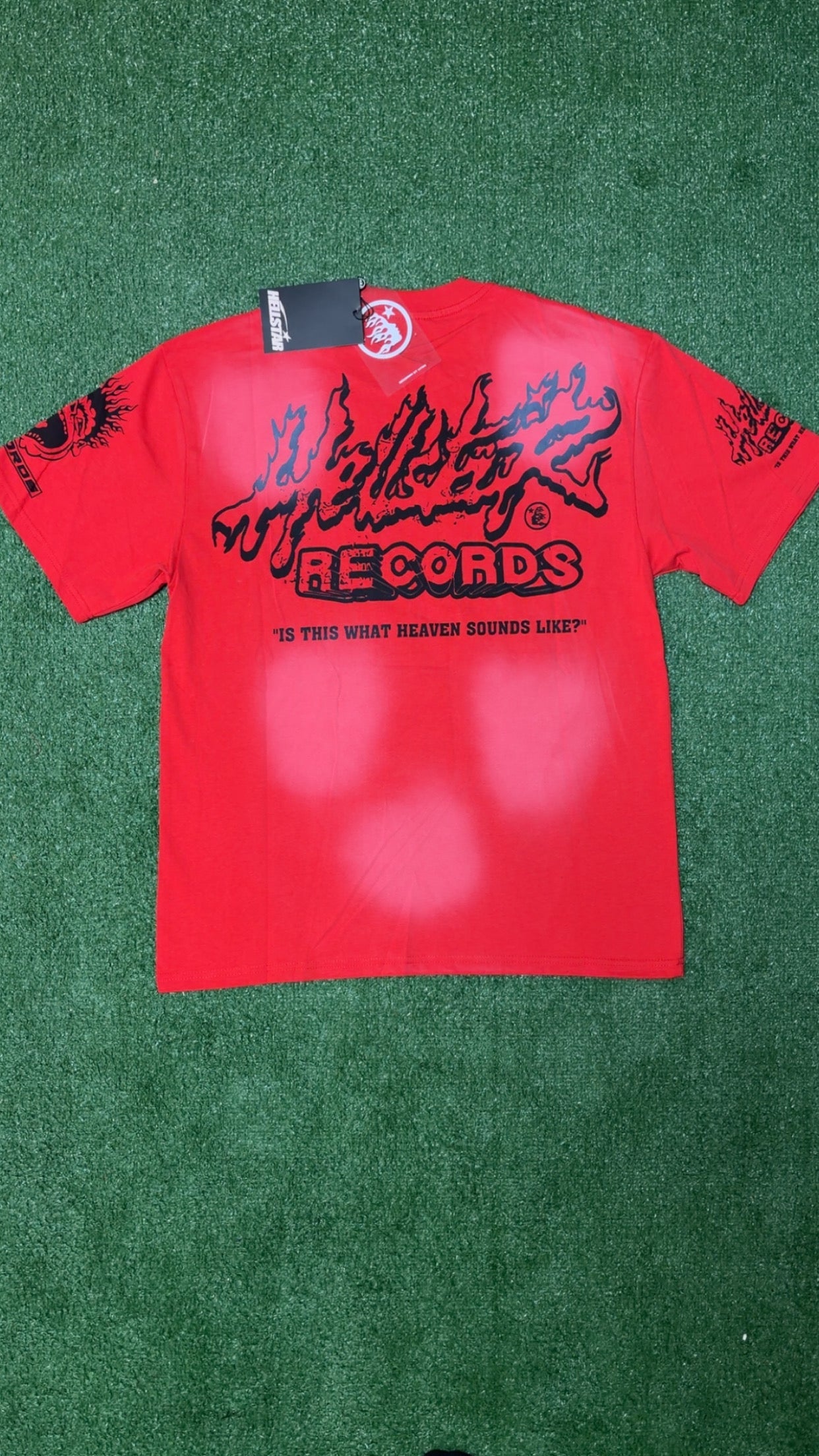 Red & Black Hellstar Set (Shorts + T-Shirt)