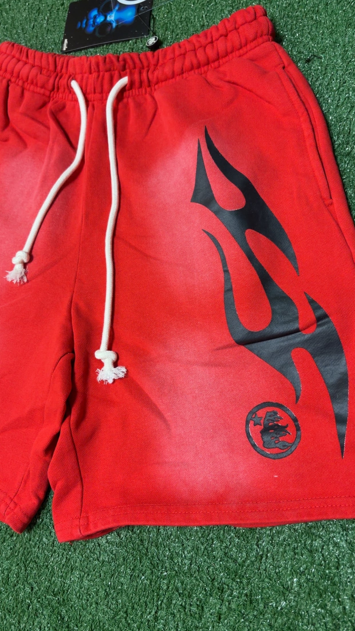Red & Black Hellstar Shorts
