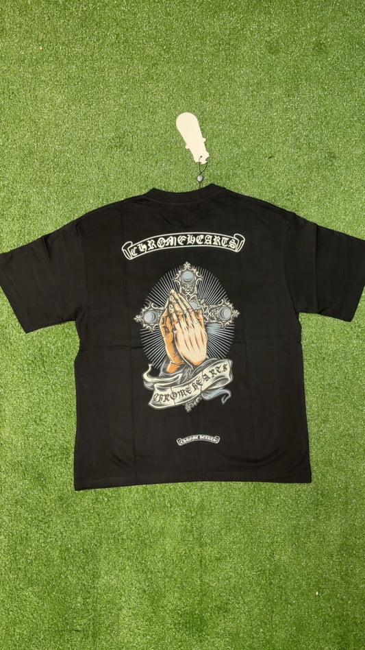 Black & White 'Angel' Chrome T-Shirt