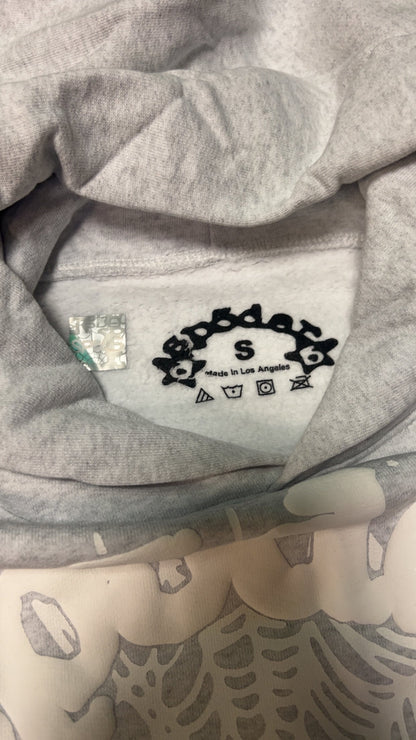 Heather Grey Sp5 Web Hoodie