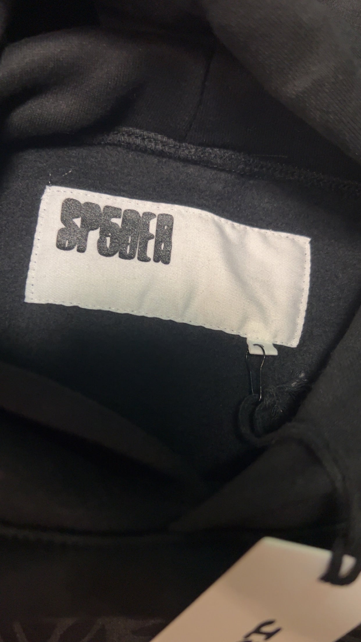 Black Sp5 Web Hoodie