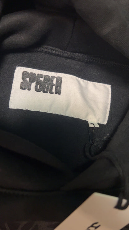 Black Sp5 Web Hoodie