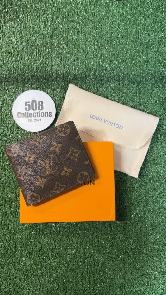 Brown LV Logo Wallet