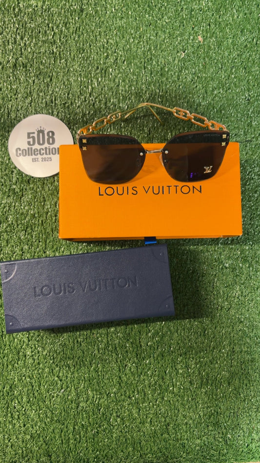 Gold LV Sunglasses