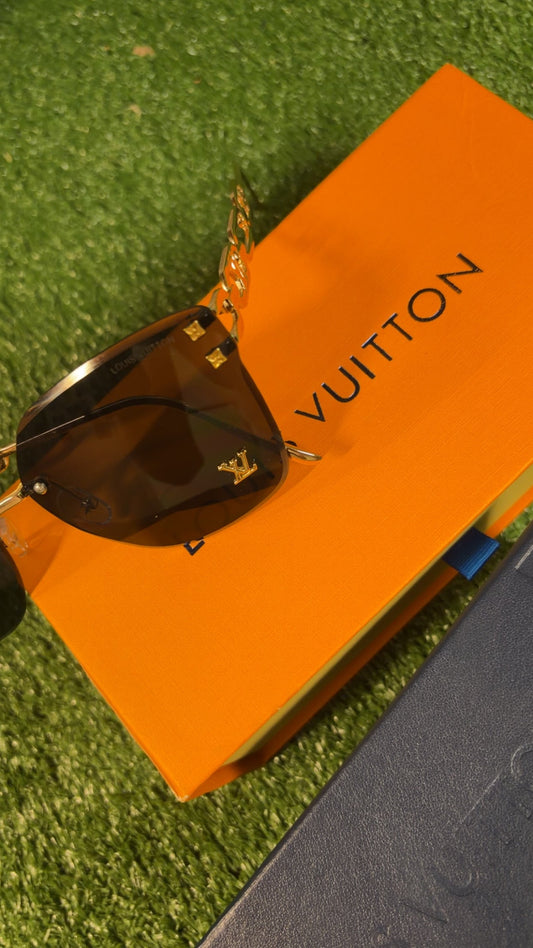 Gold LV Sunglasses